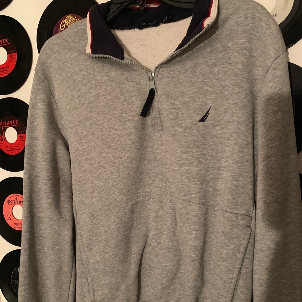 Nautica quarter zip crew neck